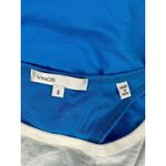 Vince  Blue White Layered Racerback Tank 100% Pima Cotton Size S Small EUC!! Photo 2