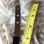 New York & Co. BLack & Silver Thin adjustable belt Photo 5