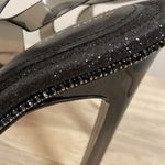 Good American  Crystal Crush Lucite Heels Photo 5