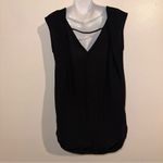 Halogen Women’s Black Sleeveless business casual Top vback Size XS Photo 9