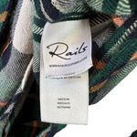 Rails  Green Navy Hunter Plaid Shirt Soft Button Front Flannel Size Medium Casual Photo 5