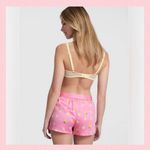PINK - Victoria's Secret PINK Victoria’s Secret Silky Boxy Pajama Shorts Pink Lemons Size MEDIUM Photo 3