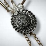 Free People Can't Stand The Rain Layered Necklace NWT Bohemian Charm Suede Chain Photo 8