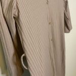 Boohoo  Maternity Button Front Tie Waist Midi Dress Size 12 NWT Photo 3