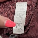 Athleta Size XS Exhale Heel Tight Leggings SoftLuxe Stash Pockets Maroon Heather Photo 10