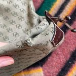 Dooney & Bourke Vintage Monogram Tassel Tote Tulip Tassel Large Green & brown Photo 11