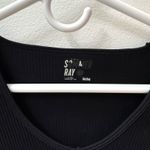 Sommer Ray Pre-owned  Black Workout Crop Top Short Sleeve Size Medium Photo 1