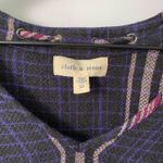 Cloth & Stone Anthropologie  Versify Tunic Dress Plaid Long Sleeves with Buttons Photo 5