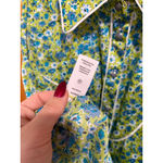 Cinq à Sept Cinq A Sept Womens Leon Sleeveless Pearl Snap Floral Print Blouse Size Large Photo 3