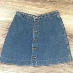 American Apparel button front denim skirt Photo 3
