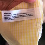 Celestial Dreams Women's XL Yellow White Gingham Lace Grandma Long Sleeve Robe Photo 6