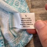 Karen Neuburger Blue Short Sleeve Crop Pant Pajama Set D20 Photo 2