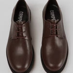 NEW Camper Leather Oxfords Neuman Brown Lace Up Size 9 Photo 0