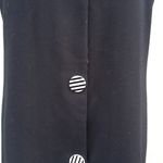 Vintage 90s Classic Black Short Sleeve Sheath Dress White Stripes Brownstone M Size M Photo 4