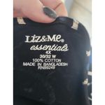 Liz & Me Essentials Women's 4X Black Swirl Print Cotton Tunic Dress Photo 3