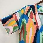 CROSBY by Mollie Burch  Geode Print V Neck Top‎ Size XS Photo 3