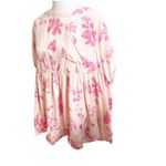 We The Free Free People  Moon City Floral Print Short Sleeve Top Small Oversized Photo 2