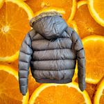 Polo Jeans Co Ralph Lauren Down Feather Puffer Jacket Fur Hood Women M Black Size M Photo 5