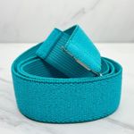 Blue Striped Stretch No Buckle Belt Strap Size XL Photo 5