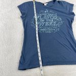 Hollister Vintage Y2K Top Tee Womens M Flavor Of The Week Blue Short Sleeve 2000 Photo 5