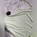 Klassy Network NWT  Lime Green Halter Top LARGE Photo 4