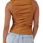 Free People Ride Along Ruched Crop Tank size L Photo 1