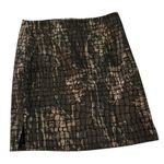 RAG size 12, black‎ and gold skirt midi Black Photo 0