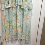Fairy Tong London Chiffon Sheer Pastel Floral Dress Si… Yellow Size L Photo 10
