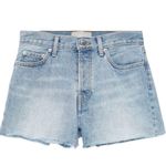 Everlane ' 90s Mid Rise Raw Hem Organic Short Women Sz 27 Blue Classic Preppy NWT Photo 3