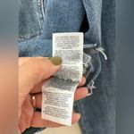 Kensie  Denim Jean Jacket Women's M Medium Wash Raw Hem 100% Cotton Photo 7