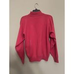 Charter Club 100% Cashmere Turtleneck Sweater Women’s Medium Fuchsia Pink  NWOT Photo 3