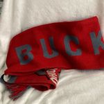 Ohio State Scarf with school colors of red and gray Photo 1
