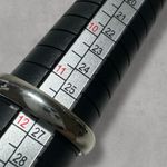 Amazon Silver Stainless Steel Ring with Blue Cubic Zirconia Stone Photo 2