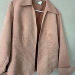 Sharon Young Pink Suede Blazer Photo 2
