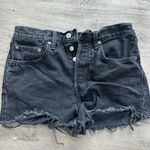 Levi's Black Jean Shorts Photo 1