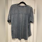 Jane and Delancey  Size M Blue Burnout Soft Crew Neck Short Sleeve Tee Shirt Photo 7