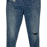 BLANK NYC Light Wash Step Hem The Reade Crop Skinny Jeans Womens 28 Blue Photo 0