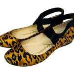 Jessica Simpson Women's Mandalaye Flat Tiger Matt Size 9M Natural Flat NWB Photo 0