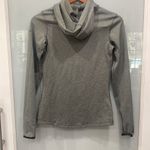 Nike  Women's Grey Hoodie Dri-Fit Pro Long Sleeve Workout Sweater Sz Small Photo 4
