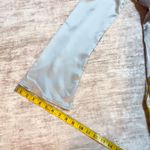 Wild Fable Women XS Silver Metallic Square Long Bell Sleeve Satin MIdi Dress New Photo 4