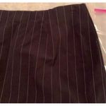Investments 002-001  Skirt Women's Size 8 Black‎ Pinstripe medium office work Photo 2