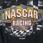 NASCAR Racing Cropped Shirt Black Photo 3