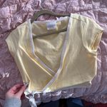 Urban Outfitters Light Yellow  Crop Top Photo 0