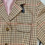 Victoria's Secret Body By Victoria Plaid Blazer Jacket Photo 5