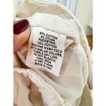 Nili Lotan East Hampton Slim Fit Frayed Hem Cropped Pants Eggshell Womens Size 0 Photo 5