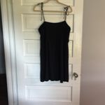 Old Navy Old Mavy Black Spaghetti Strap Linen Dress Photo 2