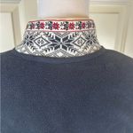 L.L. Bean Snowflake Fleece Vest Black Nordic Fair Isle NWT Photo 6