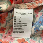 American Eagle 💥🆕 ShortSleeve Openback Tie Waist Floral Print Romper S🆕 Photo 7