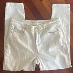 Michael Kors Selma Skinny White Jeans Minimalist Size 16 Plus Slimming Stretch Photo 2