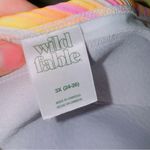 Wild Fable  Orange Stripe Halter Bikini Top size 3X Photo 2